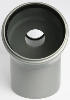 Спецотвод для внутренней канализации ПП 110x45 с выходом 50 мм (фронтальный (тыл)) Flextron