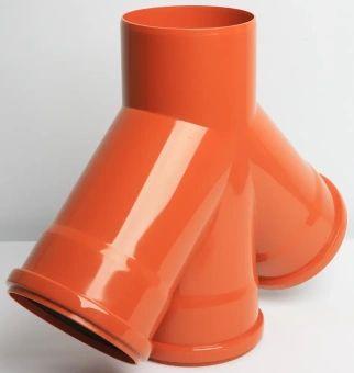 Крестовина для наружной канализации ПП 110x110x110/45* Flextron