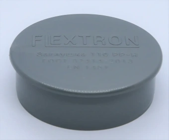 Заглушка для внутренней канализации ПП 110 мм Flextron