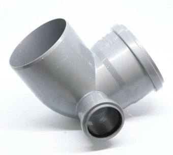 Спецотвод для внутренней канализации ПП 110/87* с выходами 50 мм (левый + правый) Flextron