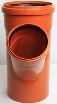 Тройник для наружной канализации ПП 160x110/45* Flextron