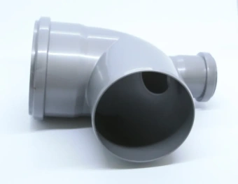 Спецотвод для внутренней канализации ПП 110x87 с выходом 50 мм (фронтальный (тыл)) Flextron