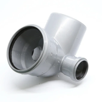 Спецотвод для внутренней канализации ПП 110/87* с выходами 50 мм (левый + правый) Flextron