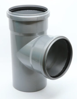 Тройник для внутренней канализации ПП 110x110/87* Flextron