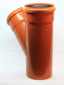 Тройник для наружной канализации ПП 110x110/45* Flextron