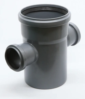 Крестовина одноплоскостная для внутренней канализации ПП 110x50х50/87* Flextron