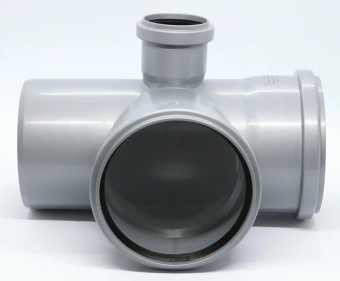 Крестовина двухплоскостная для внутренней канализации ПП 110x110x50/87* левая Flextron