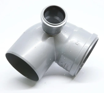 Спецотвод для внутренней канализации ПП 110/87* с выходами 50 мм (левый + правый) Flextron