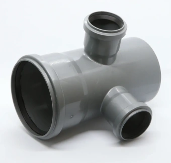 Крестовина двухплоскостная для внутренней канализации ПП 110x50x50/87* Flextron