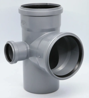 Крестовина двухплоскостная для внутренней канализации ПП 110x110x50/87* левая Flextron