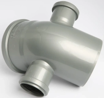 Спецотвод для внутренней канализации ПП 110/45* с выходами 50 мм (левый + правый) Flextron