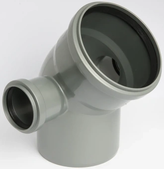 Спецотвод для внутренней канализации ПП 110/45* с выходами 50 мм (левый + правый) Flextron