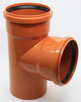 Тройник для наружной канализации ПП 110x110/87* Flextron