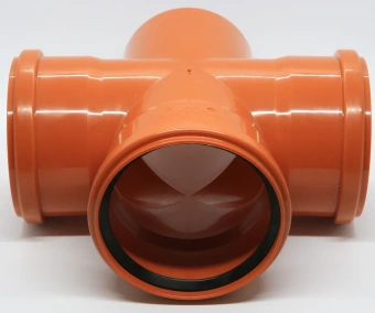Крестовина для наружной канализации ПП 110x110x110/87* Flextron