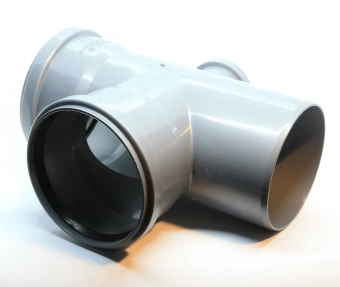 Крестовина одноплоскостная для внутренней канализации ПП 110x110x50/87* Flextron